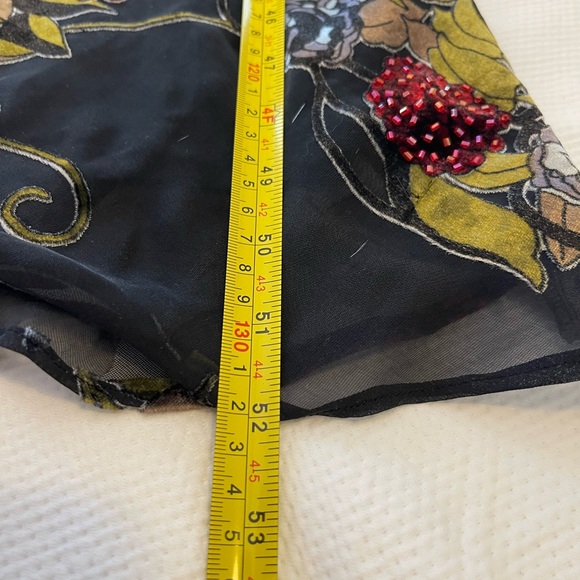 1990’s SILK VELVET ALEX EVENINGS MAXI DRESS SIZE 6P - Picture 15 of 15